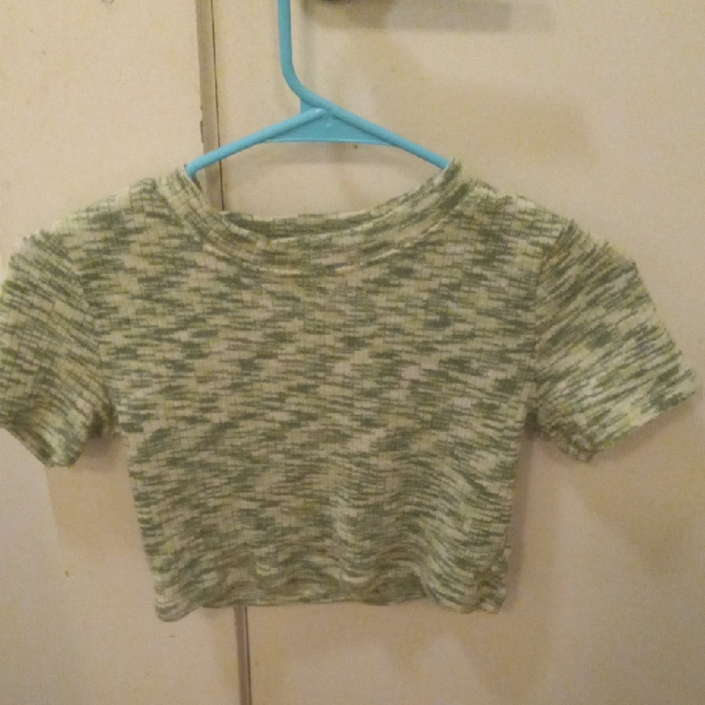 Green Patterned H&M Shirt